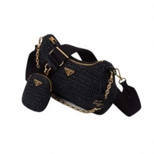 Prada Re-Edition 2005 Raffia Bag-Celine women handbag-Celine shoulders bags